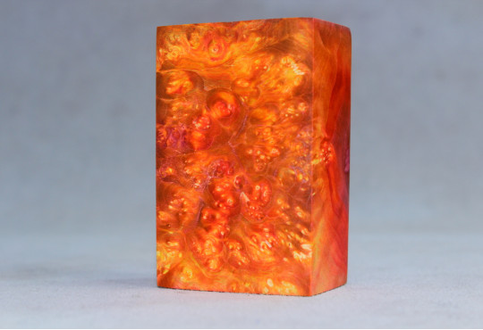 Stabilized Maple Burl Wood Mod Block